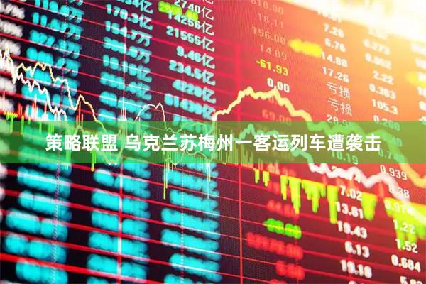 策略联盟 乌克兰苏梅州一客运列车遭袭击